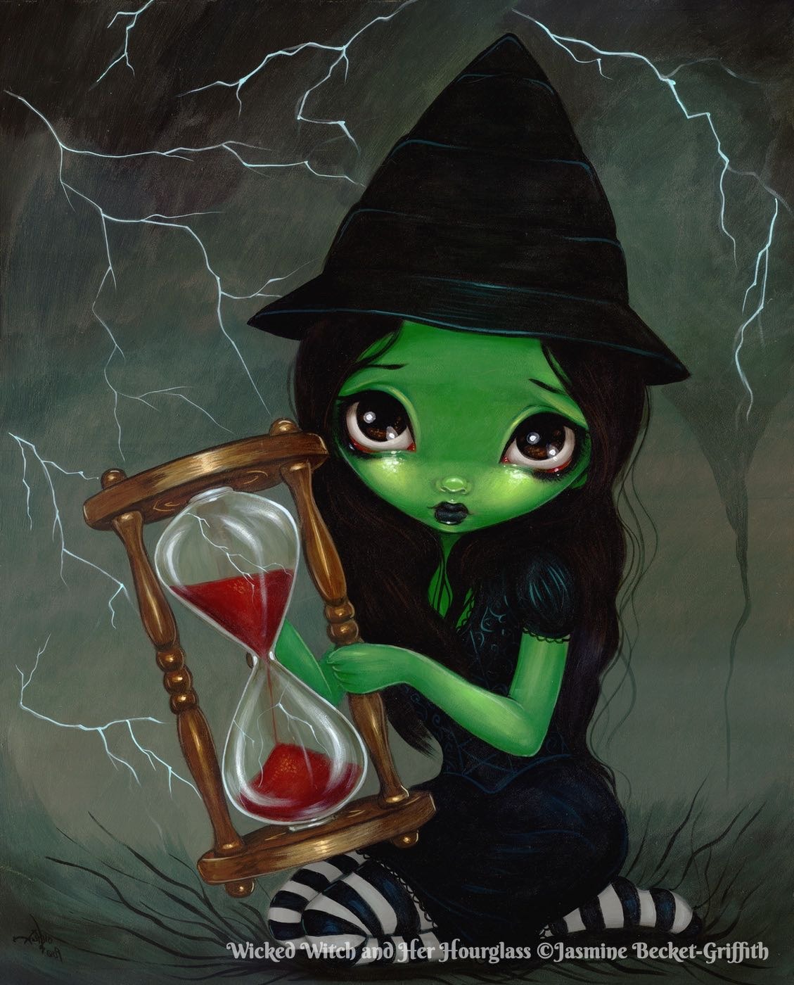 Wicked Witch And Her Hourglass