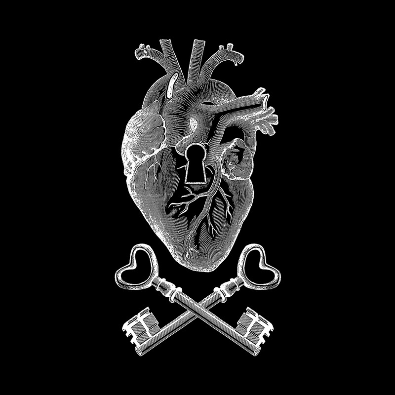 Keyhole Pirate Heart