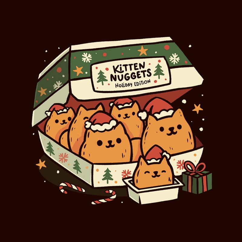 Kitten Nuggets Holiday Xmas Edition