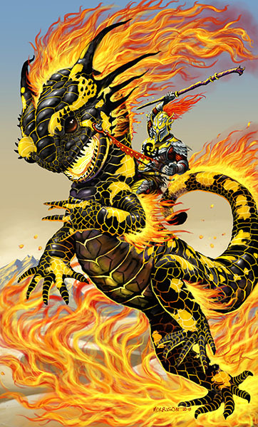 KNIGHT OF WANDS TAROT