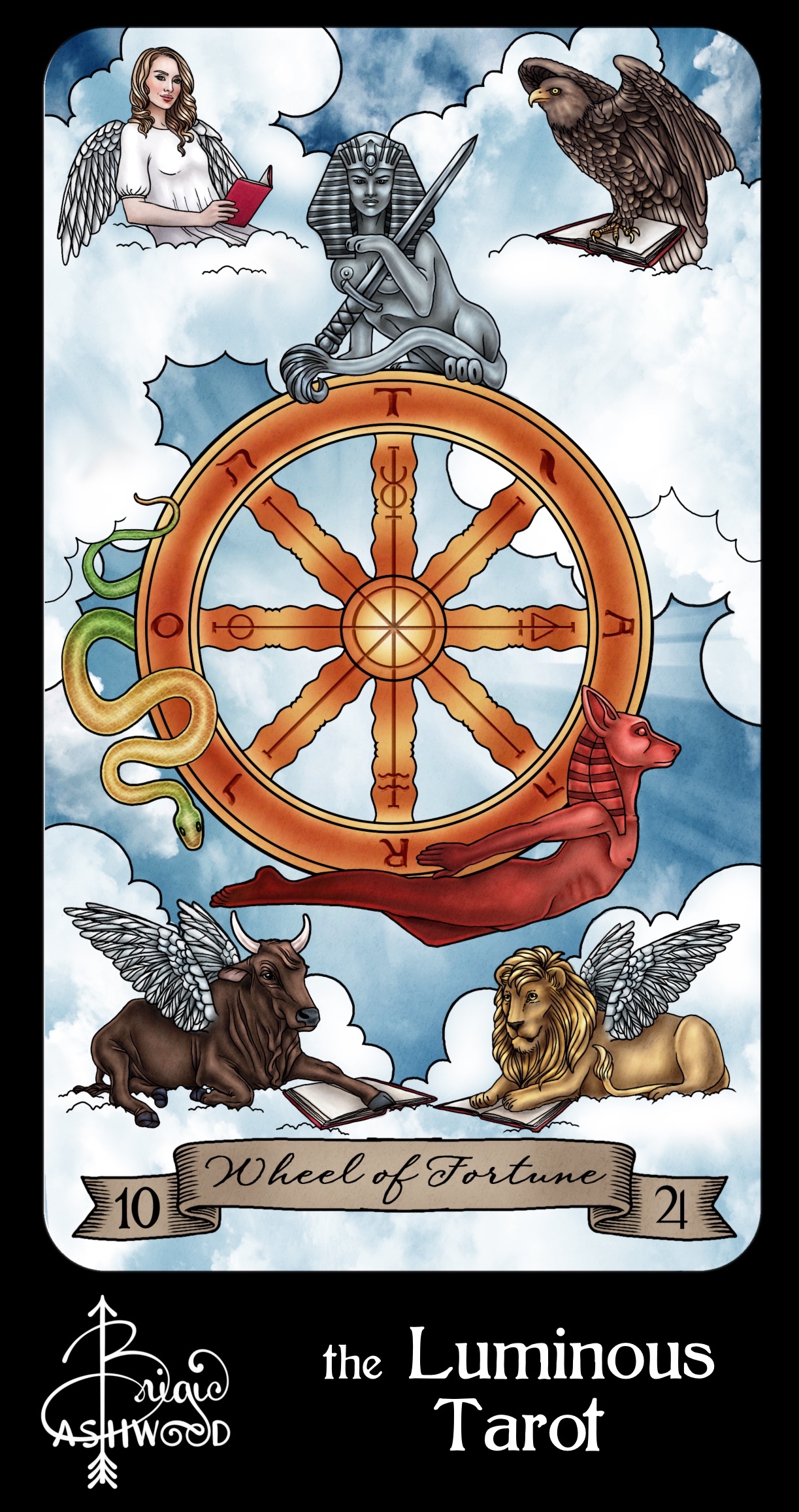 The Wheel of Fortune – the Luminous Tarot