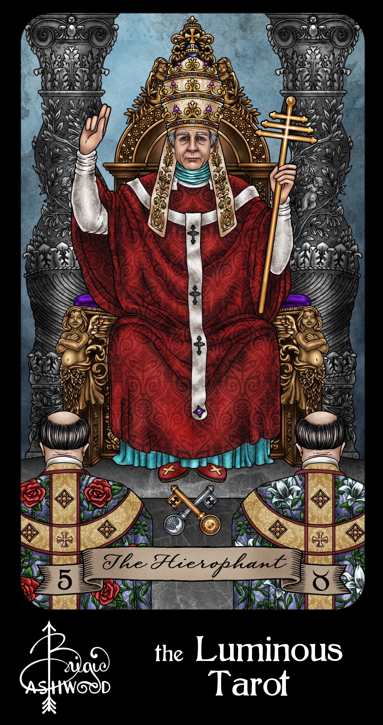 The Hierophant – the Luminous Tarot