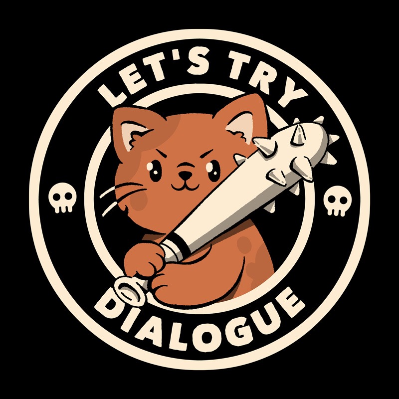 Let’s Try Dialogue Funny Cat