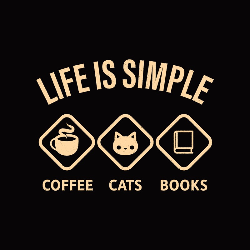 Life Is Simple – Coffee Cats Books