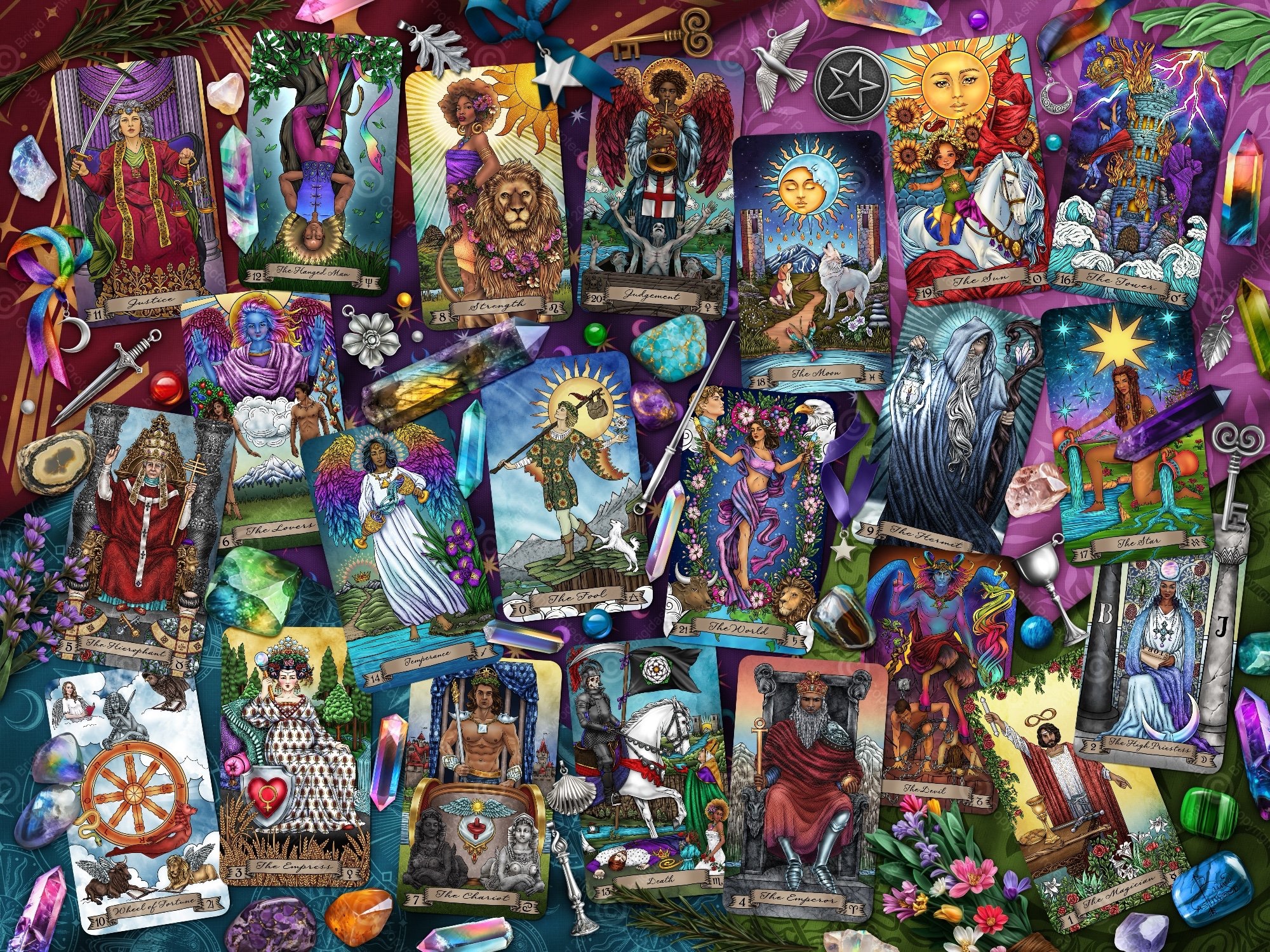 Luminous Tarot Puzzle