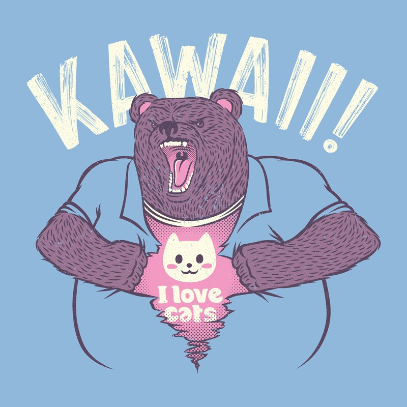 Mad Bear I Love Cats Inside