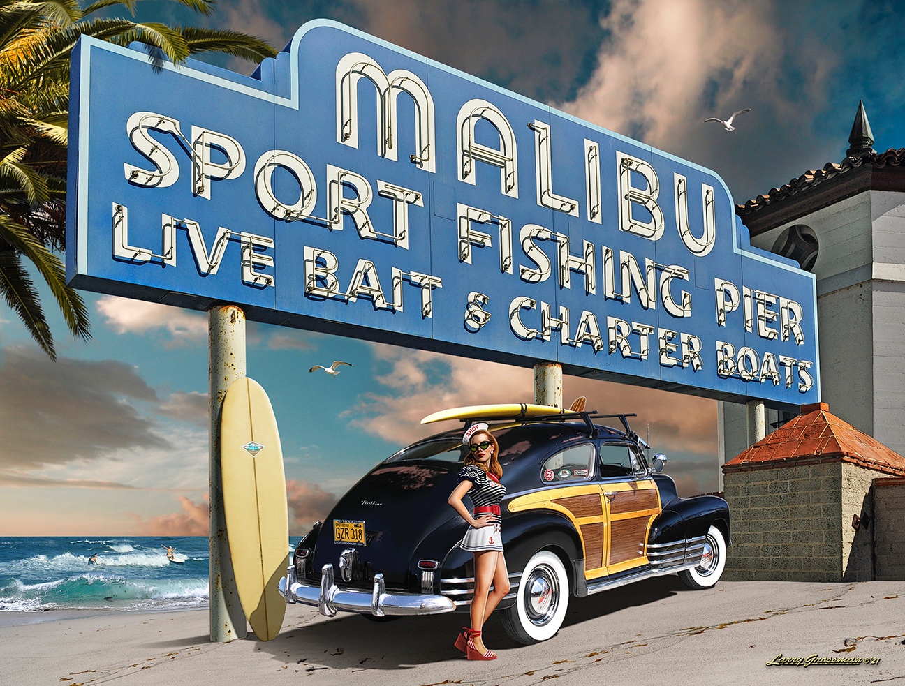Surfin’ Malibu Pier