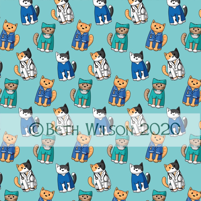 Medical cats pattern
