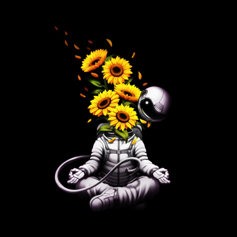 Meditation Astronaut Spring