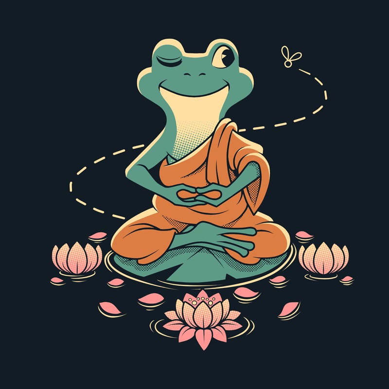 Meditation Frog