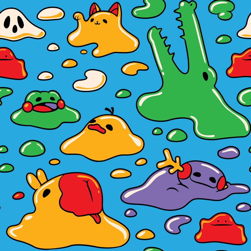 Melting Animals Pattern