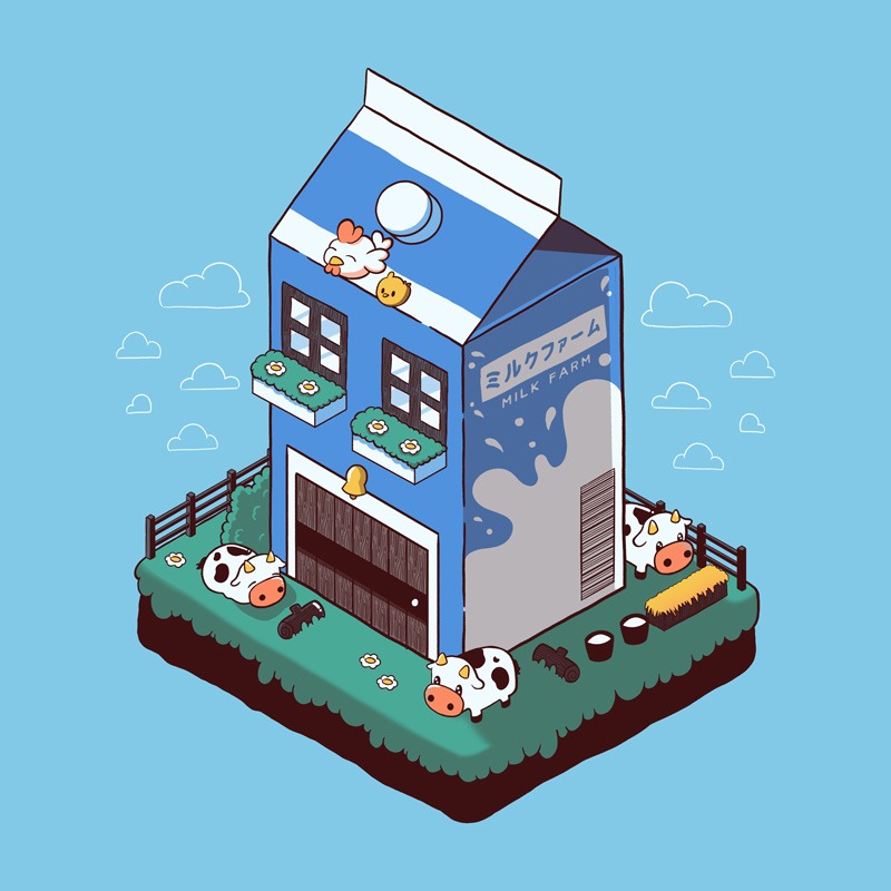 Milk Farm Kawaii Game