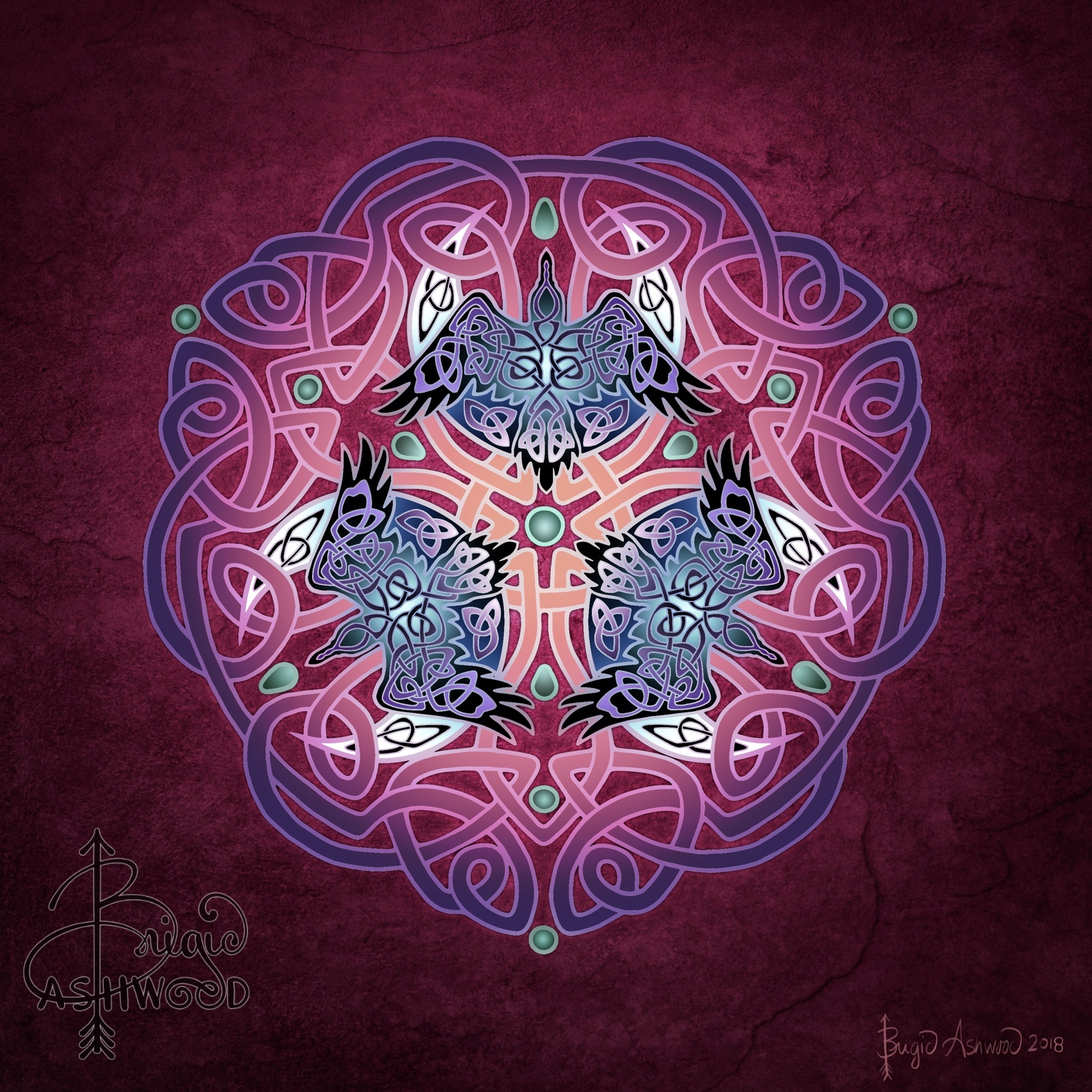 Celtic Wild: Morrigan’s Raven Knot