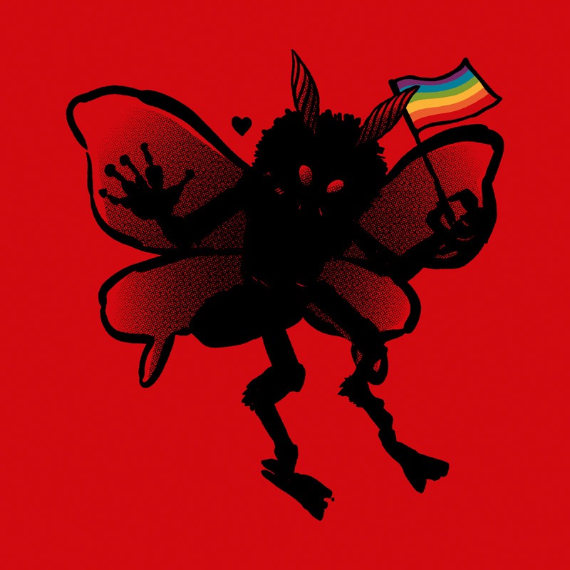 Mothman Pride Funny PrideMonth