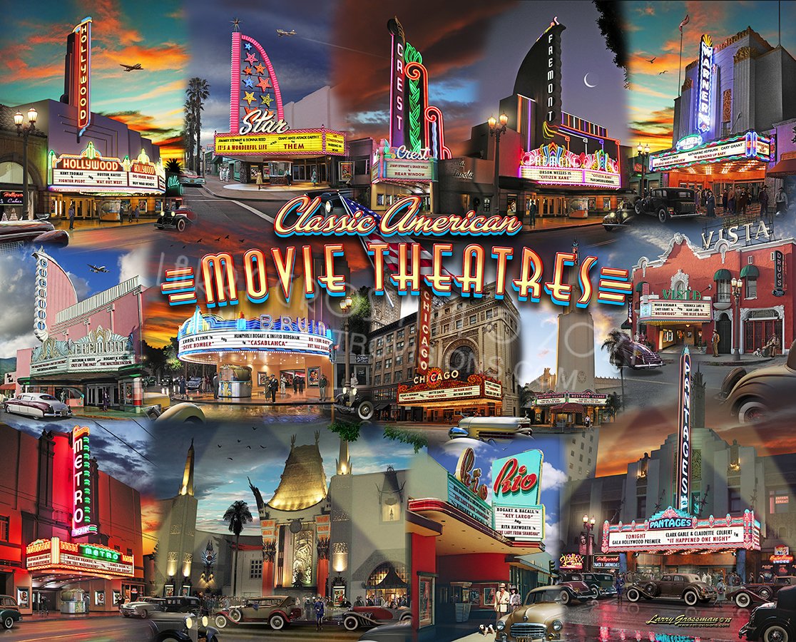 Movie Theatre Collage