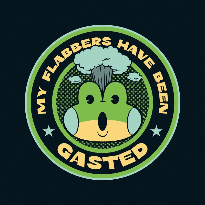 My Flabbers Have Been Gasted Funny Frog