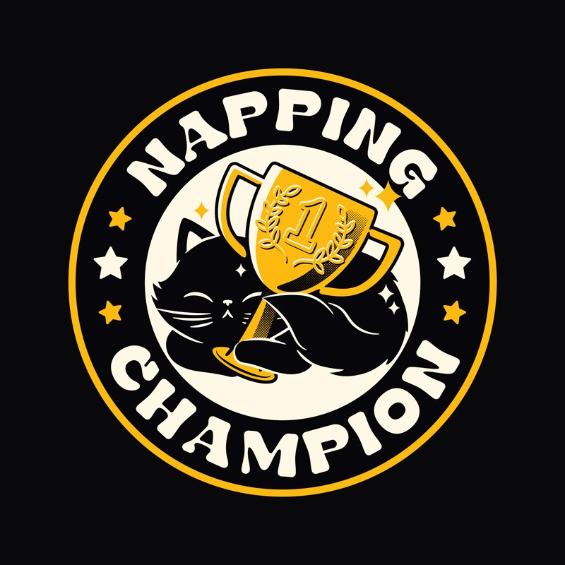 Napping Champion Cat