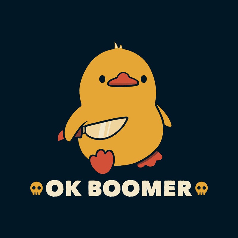 Ok Boomer Funny Duck