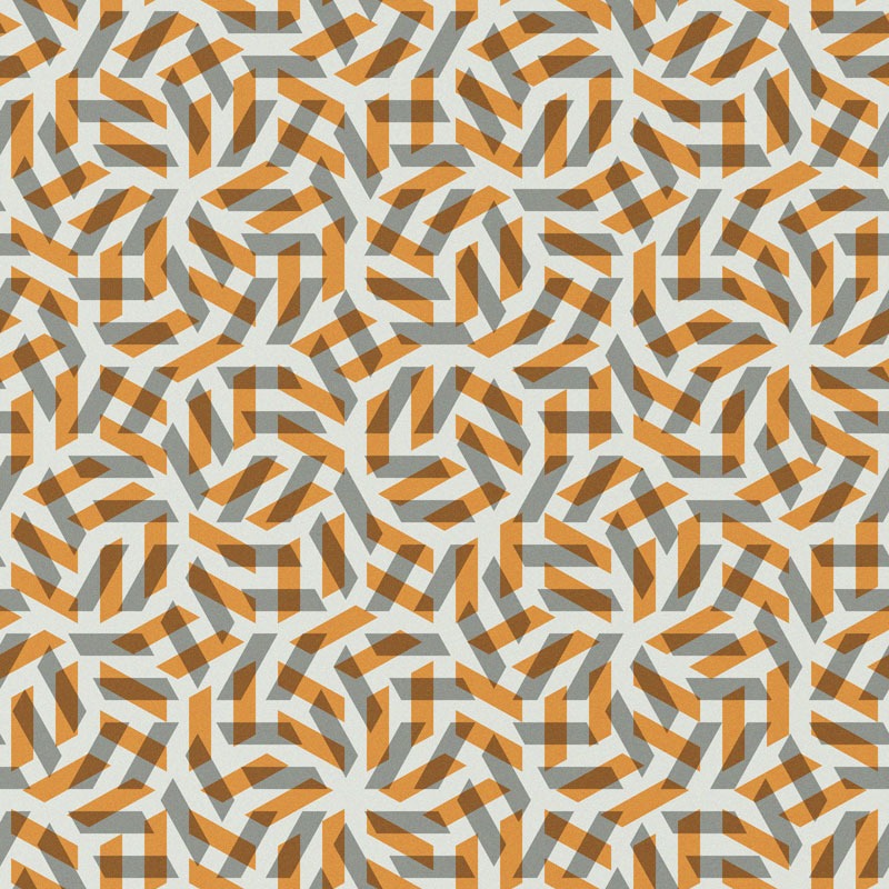 Orange Maze Pattern