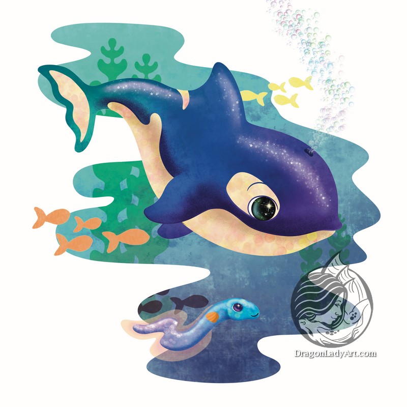 Cute Ocean Orca