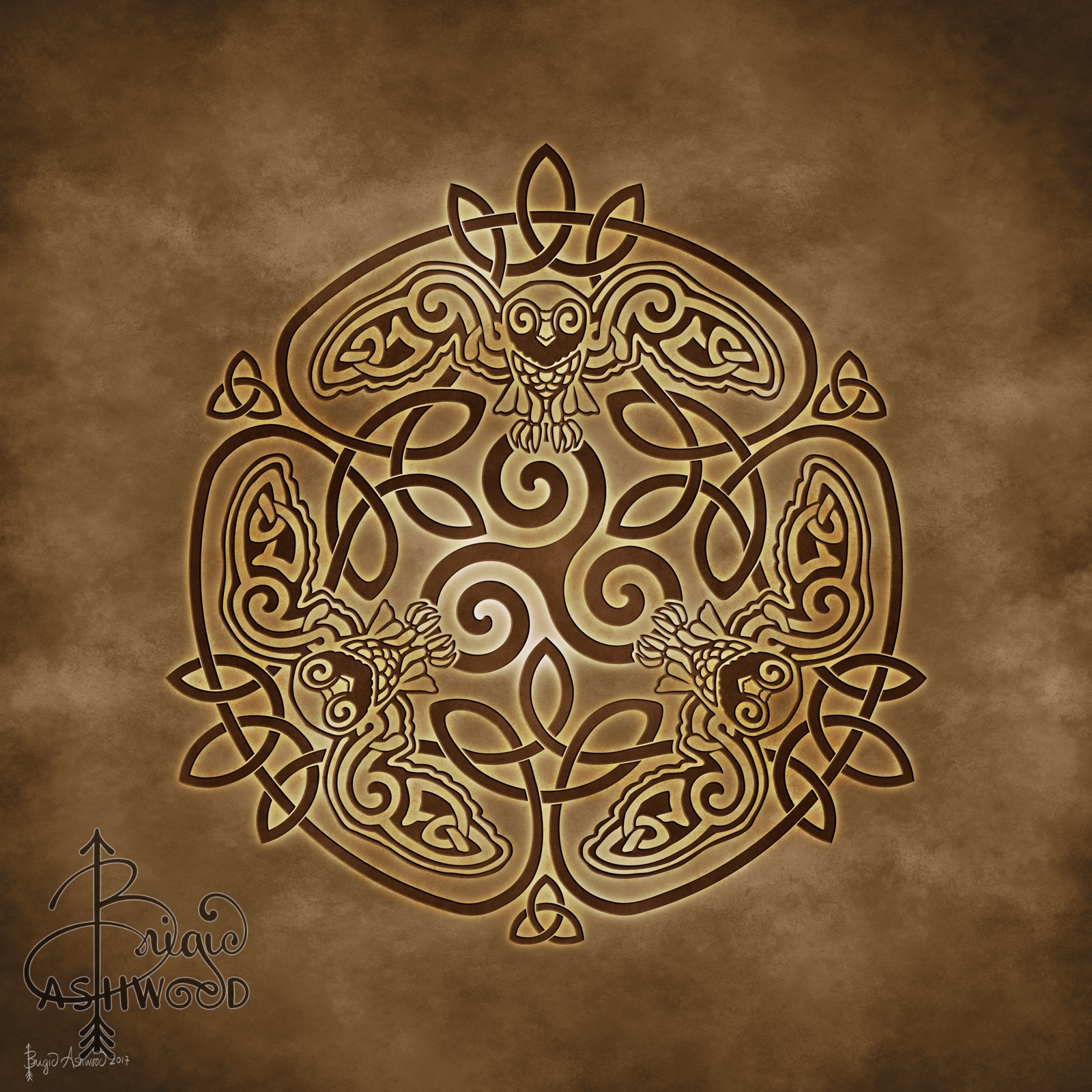 Celtic Wild: Owl Knot