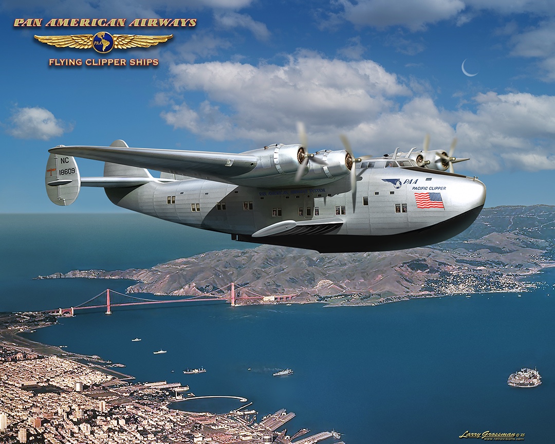 Clipper over San Francisco