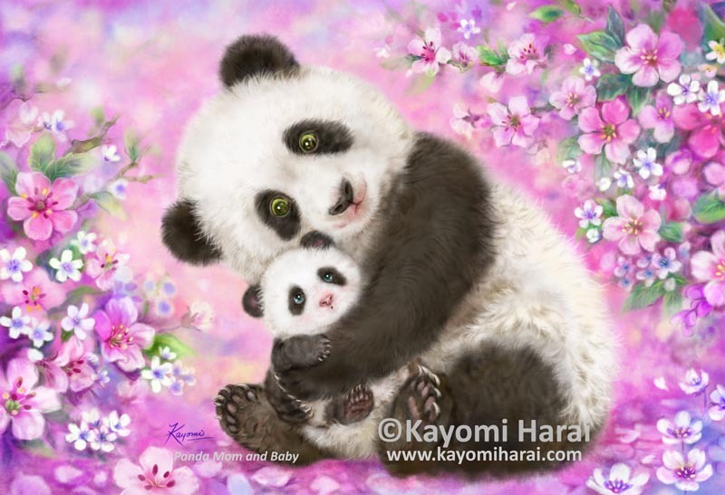 Panda Mom And Baby