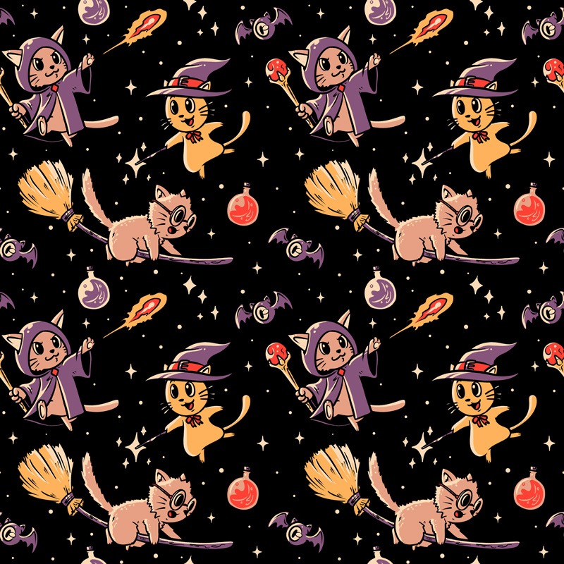 Pattern Magic Cats