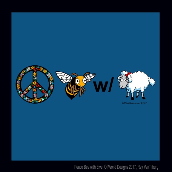 Peace Bee with Ewe