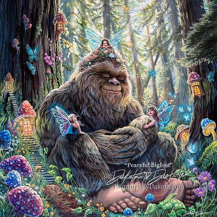 Peaceful Bigfoot