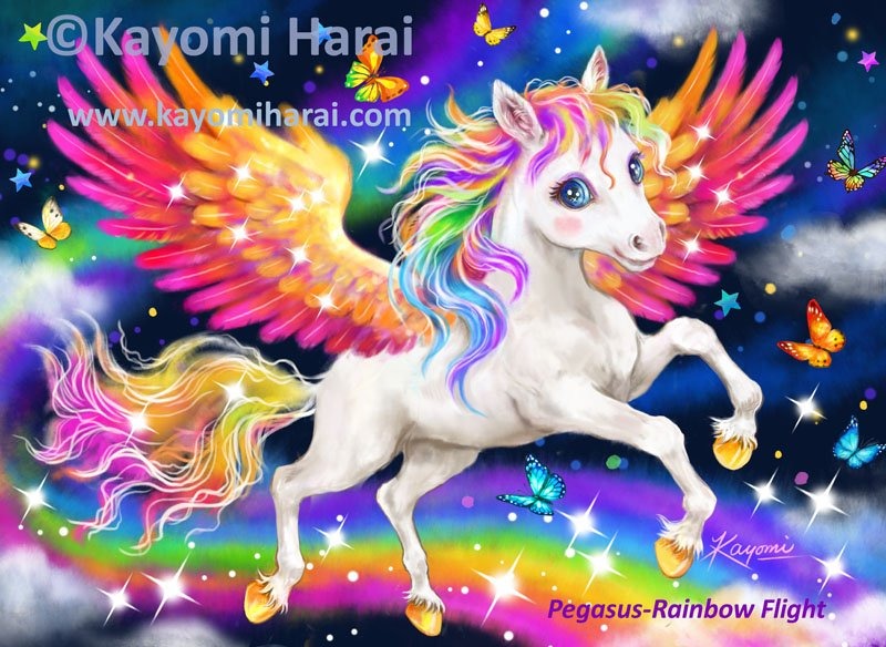 Pegasus Rainbow Flight