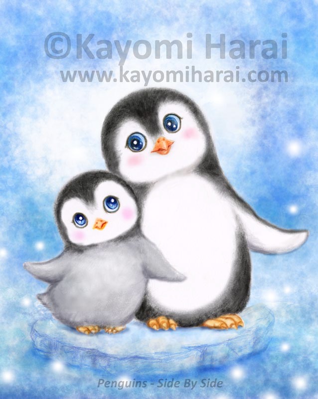 Penguins Side By side B