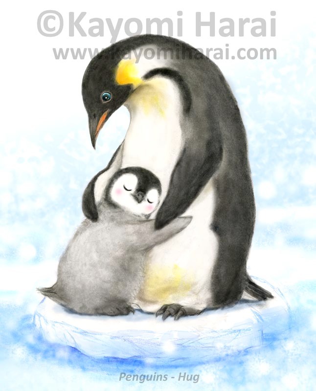 Penguins Hug