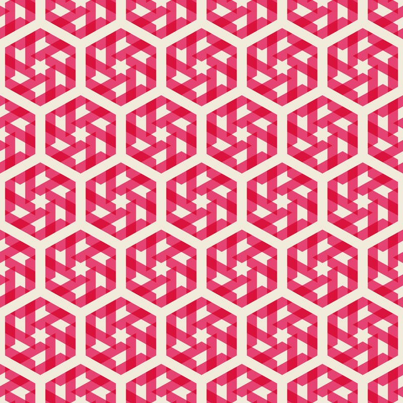 Pink Star Pattern
