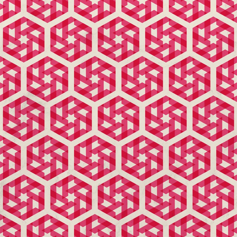 Pink Star Pattern