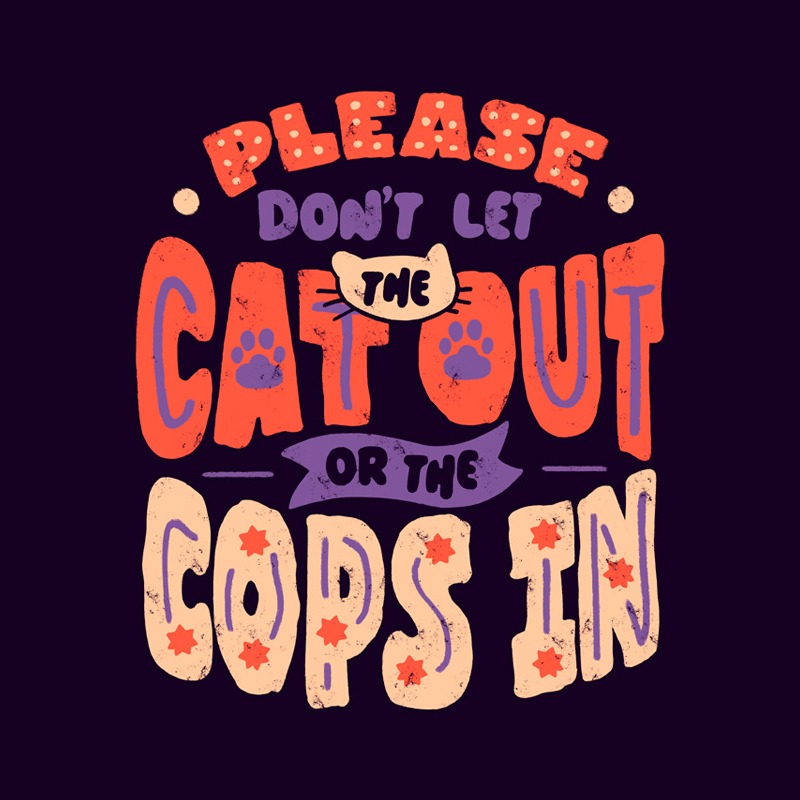 Please Don’t Let The Cat Out Or The Cops In