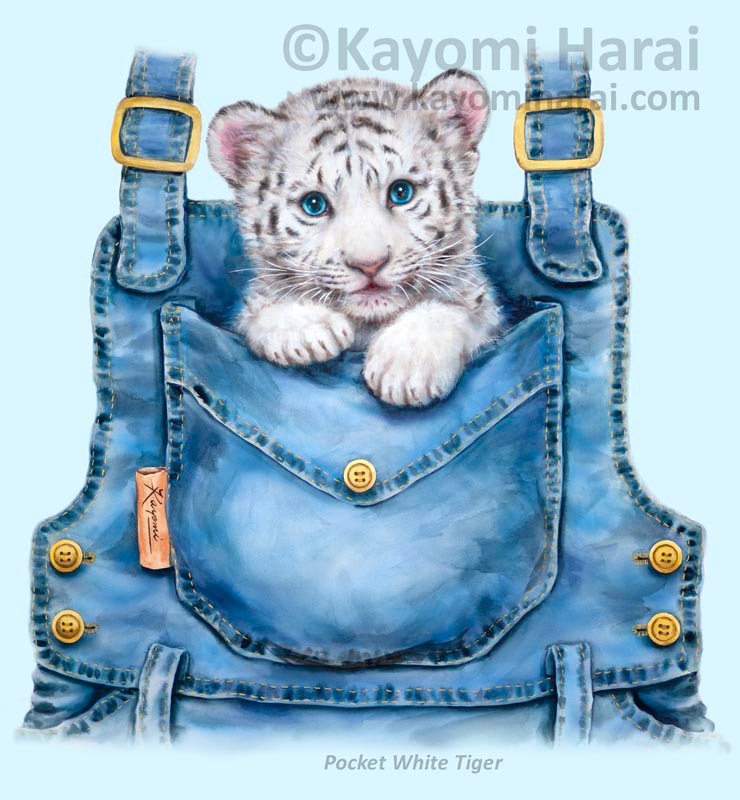 Pocket White Tiger