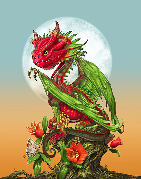 POMEGRANATE DRAGON