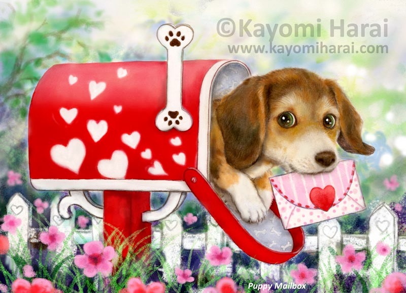 Puppy Mailbox