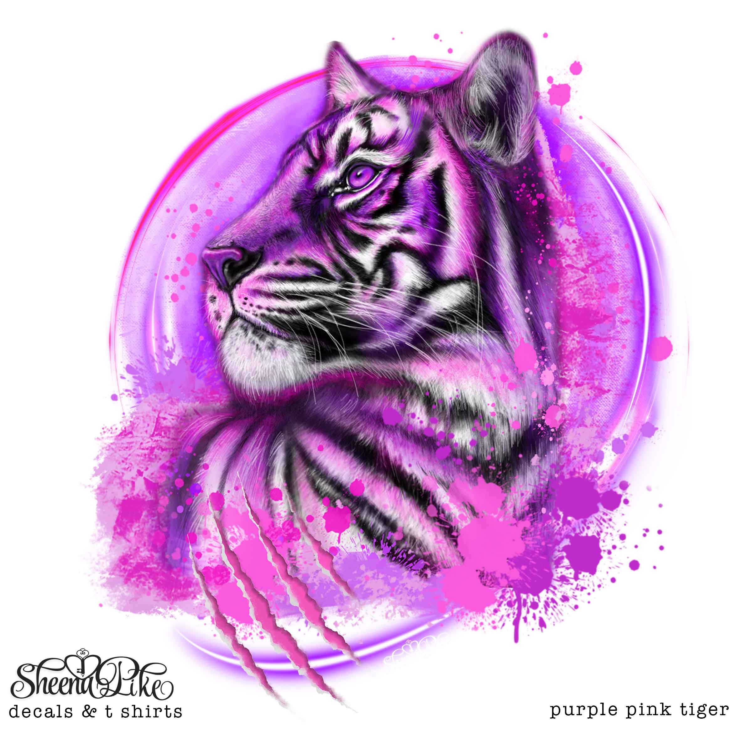 Purple Pink Tiger