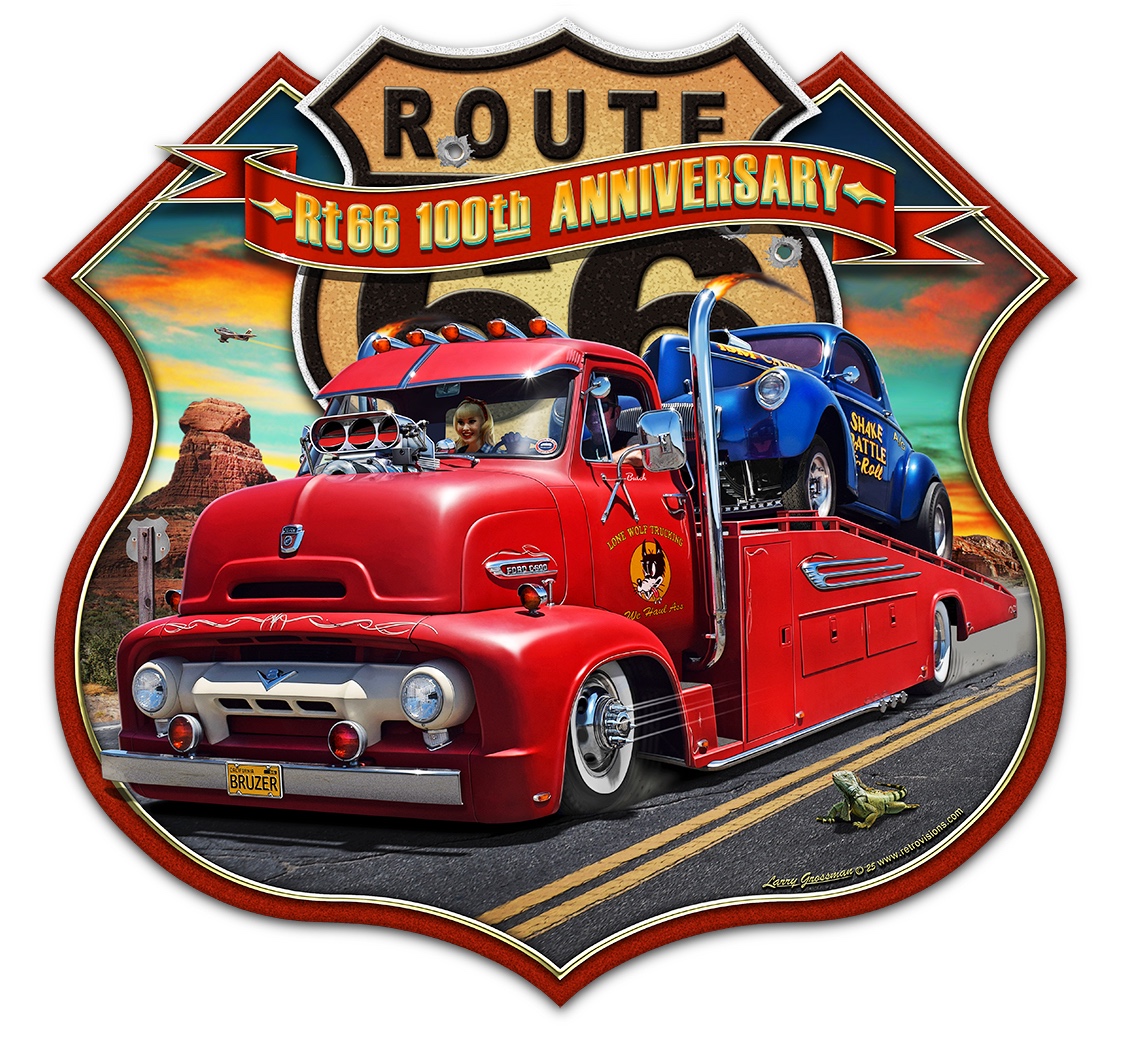 RT 66 100th Anniv Ford Truck