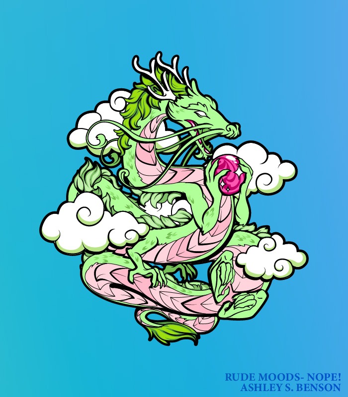 RUDE MOODS- Chinese Dragon