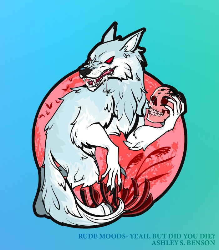 RUDE MOODS- White Werewolf
