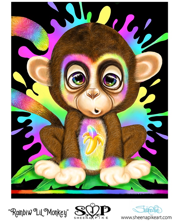 Rainbow Lil Monkey