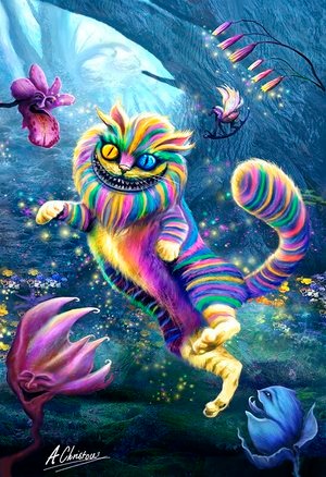 Rainbow Cheshire Cat