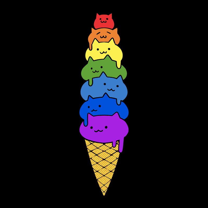 Rainbow Ice Cream Cats