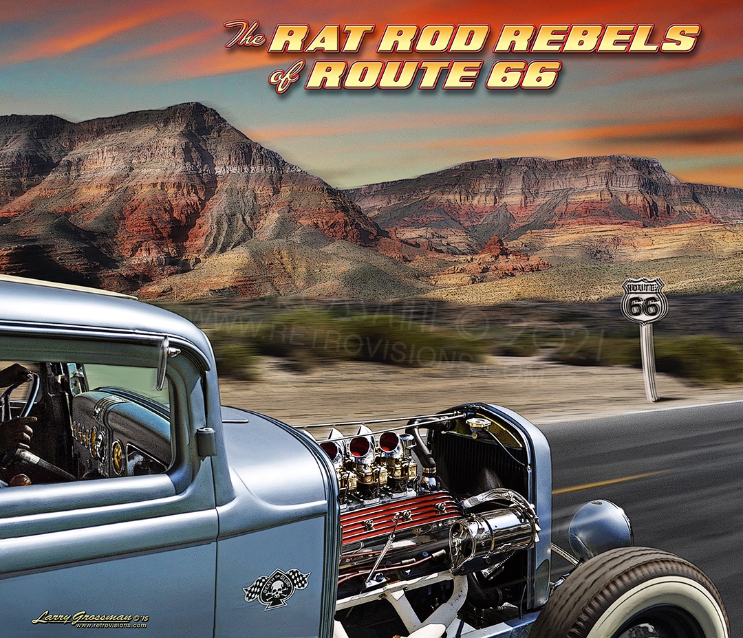 Rat Rod Rebels on route 66