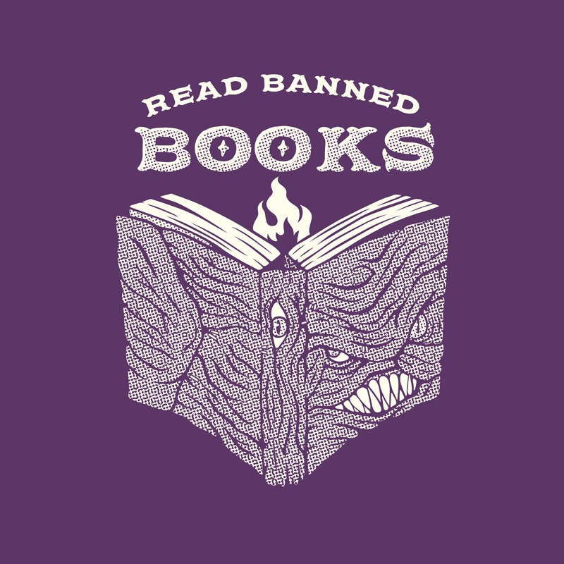 Read Banned Books Purple