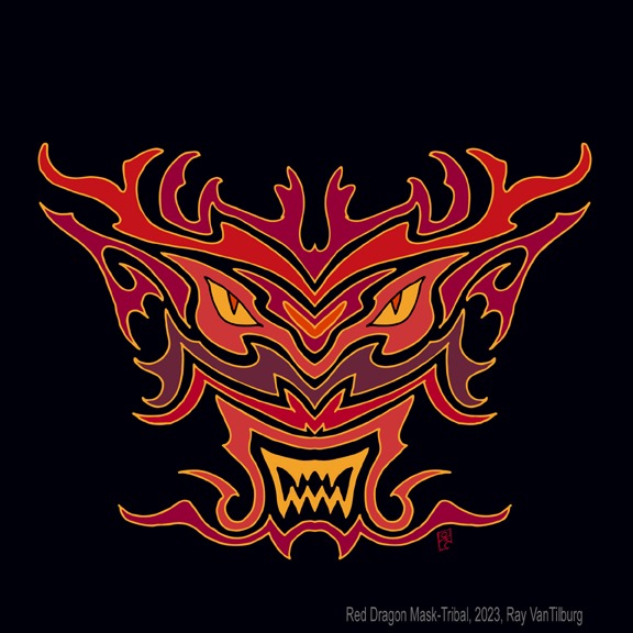 Red Dragon Mask