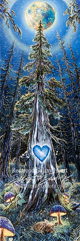 Redwood Galaxy Heart